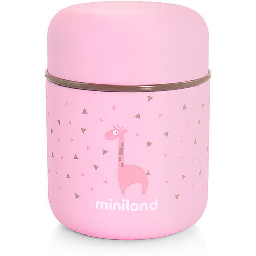 Miniland Thermobehälter Silky Thermo Food, 280 ml, rosa