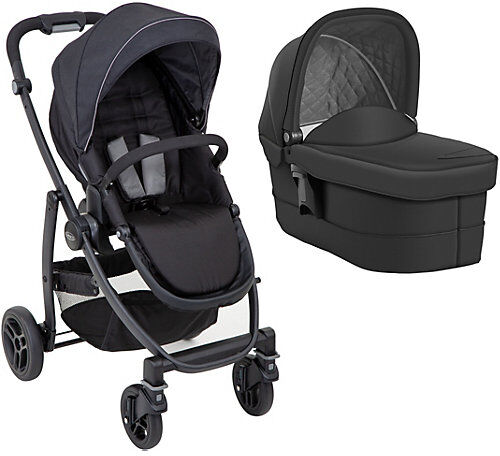 Graco Kombi Kinderwagen Evo, Black/Grey schwarz/grau