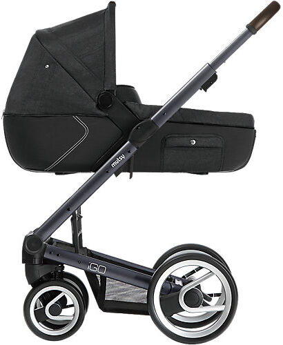 mutsy Kombi-Kinderwagen Igo reflect, dark grey print, Gestell darkgrey grey denim