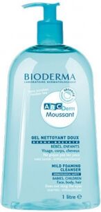 Bioderma AbcDerm Moussant, Waschgel für Kinder und Babys, 1000 ml