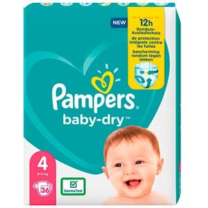 Pampers Baby-Dry Bleer Str. 4 (9-14 kg) - 36 stk