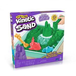 Spin Master Kinetic Sand Sandbox Sæt - Grøn