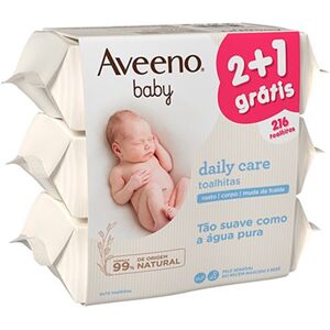 Aveeno Baby Pack Toallitas de limpieza 3x72