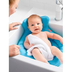 Cojín de baño Moby para lavabo de Skip Hop azul medio liso