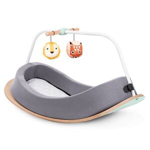 Beeloom Mecedora 3 en 1 infantil de madera natural gris