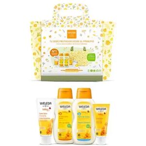 Weleda Set Regalo Bienvenido Bebé Bolsa + 5 Piezas