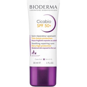 Bioderma Cicabio SPF50 Crema reparadora para pieles dañadas expuestas al sol 30mL SPF50