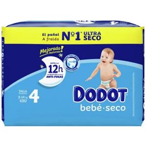 dodot Fraldas Bebé Seco Tamaño 4 9-14Kg 40uds