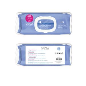 Uriage Baby Duo Toallitas 1ª Limpieza 2x 70 unidades