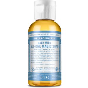 Dr. Bronner's Jabón líquido de Castilla 18 en 1 Baby Sin Perfume (60ml.)