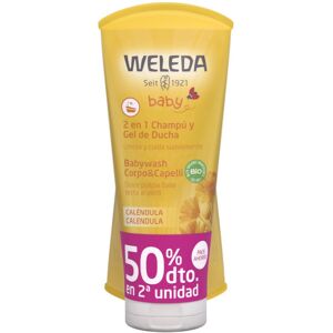 Weleda Duplo 2 en 1 Champú y Gel de ducha de Caléndula Baby