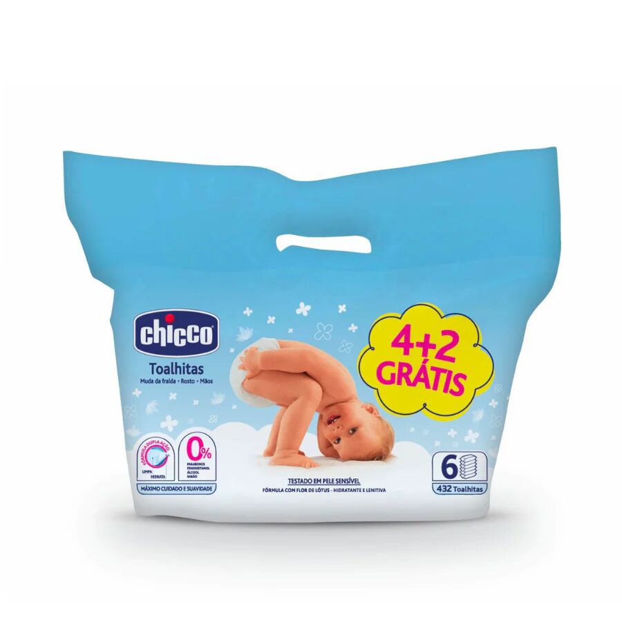 Pack Toallitas Chicco 6x72
