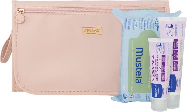 Kit Cambiador de Pañales Mustela Rosa