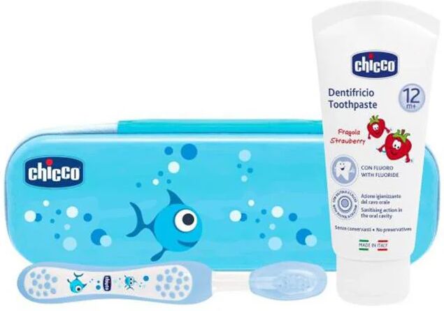 Estuche Higiene Bucal Chicco Azul