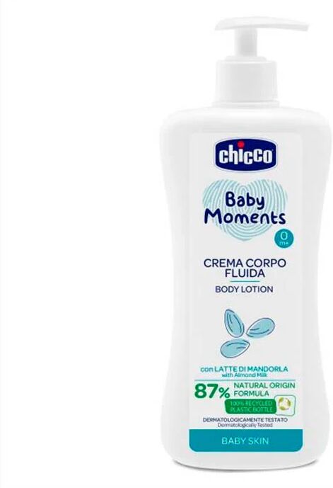 Chicco Baby Moments Crema Corporal Fluida 500ml