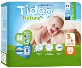 Tidoo Nature Pañales Ecológicos Talla 3 27 Uds