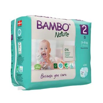 Bambo Pañal 2 S 3-6 Kg 30 Uds