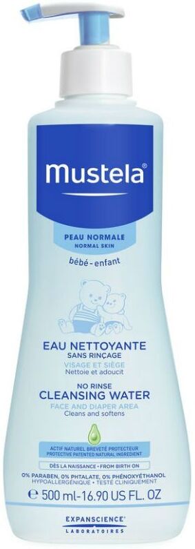 Mustela Agua limpiadora sin aclarado 1&nbsp;un.