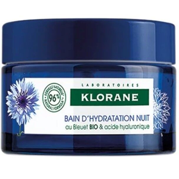 Klorane Baño hidratante nocturno de flor de cian 50mL