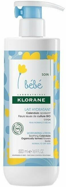 Klorane Leche corporal nutritiva para bebés 500mL