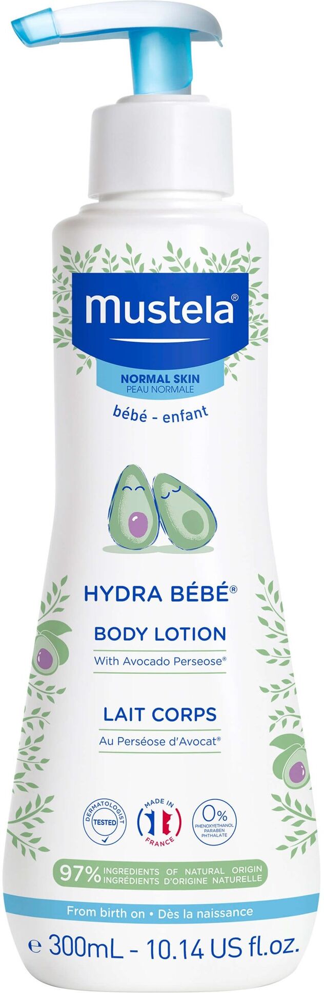 Mustela Loción Corporal Hydra Bébé 300mL