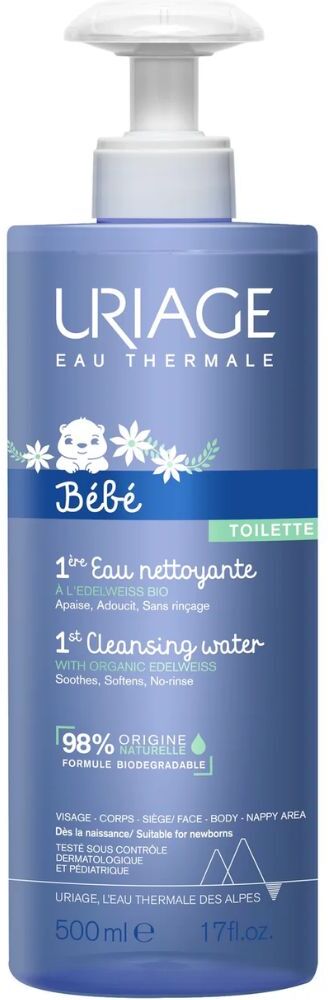 Uriage Baby 1ère Eau, Higiene y Baño del Bebé 500mL