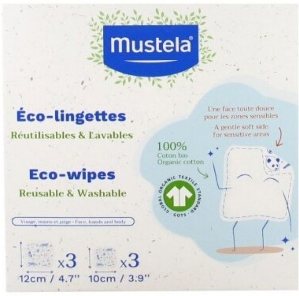 Mustela Toallitas ecológicas Bio Kit 6&nbsp;un.