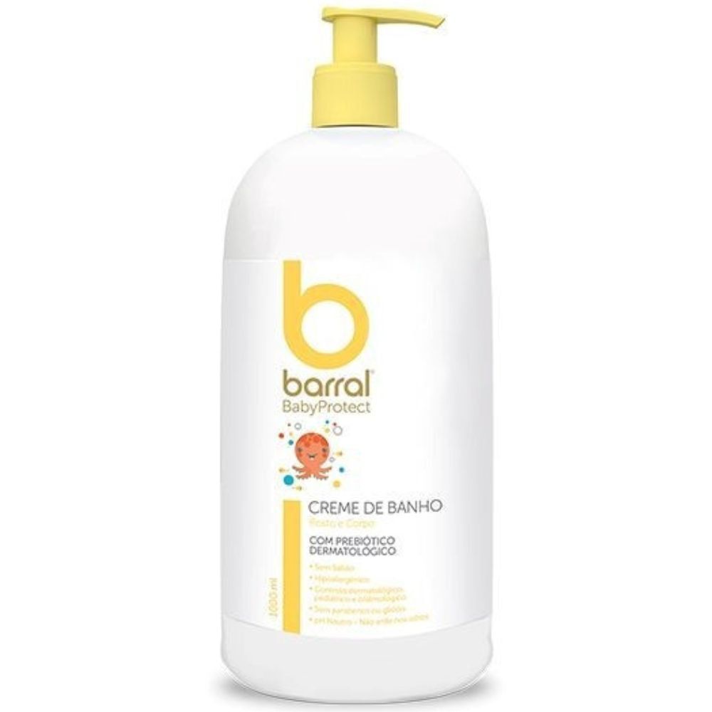 Barral Babyprotect Crema de Ducha Cabello Corporal 1000mL