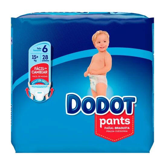 dodot Pañal Infantil Pants T- 6 +15 Kg 28 U