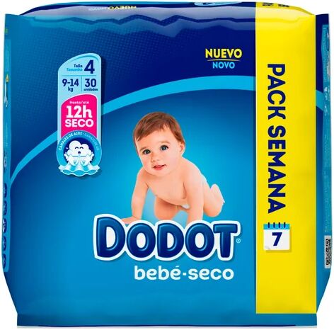 dodot pañal infantil T-4 30uds