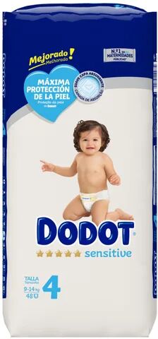 dodot Pañales Sensitive Talla 4 48uds