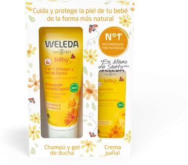 Weleda Baby Pack Champú Gel 200ml + Crema de Pañal 30ml