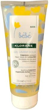 Klorane Bébé gel suave cuerpo y cabello 200ml