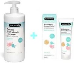 Suavinex Loción Hidratante Corporal 750ml + Crema Facial 50ml