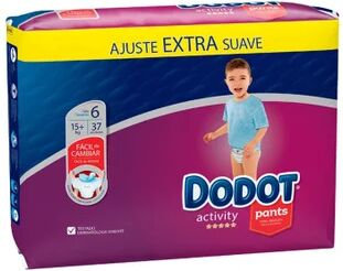 dodot Activity Pañal Extra Suave Talla 6 37uds