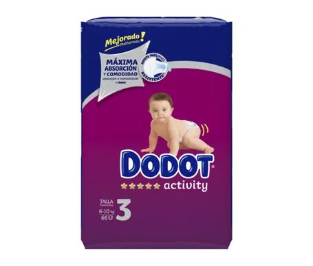 dodot Activity Talla 3 6-10kg 66uds