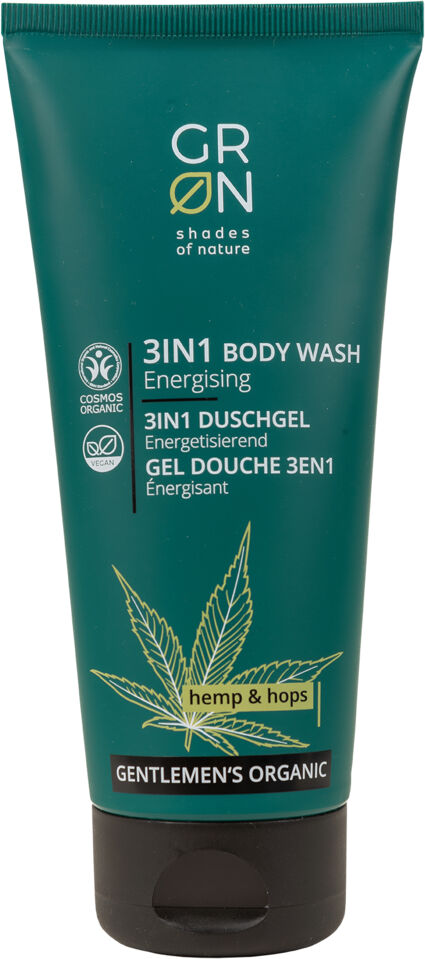 GRN Gel de ducha 3 en 1 Energizante GENTLEMEN'S ORGANIC