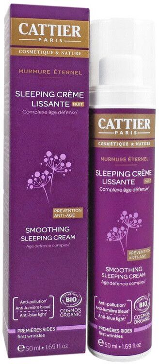 Cattier Crema sleeping alisante anti-edad Murmure Éternel