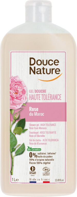 Douce Nature Gel de ducha Alta Toleracia con Rosa de Marruecos