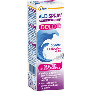 Audispray Dolo Goutte Douleurs Auriculaires 7g - Publicité