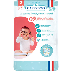 Carryboo Couches Midi T3 (4-9kg) 54 couches - Publicité