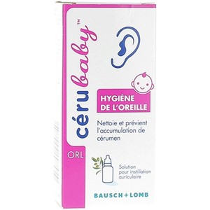 Bausch & Lomb ORL Cerubaby Hygiène de l'Oreille 15ml - Publicité