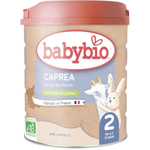 Babybio Lait de Chèvre Caprea 2ème Âge Bio 800g - Publicité