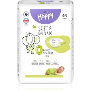 BELLA Baby Happy Soft&Delicate; Size 0 Before Newborn couches jetables ≤ 2 kg 46 pcs