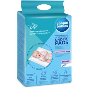 Canpol babies Multifunctional Underpads matelas à langer jetables 60x60 cm 10 pcs