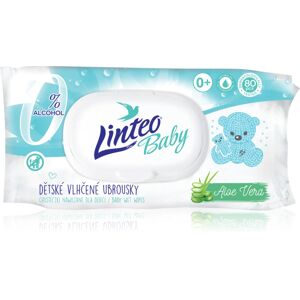 Linteo Baby Pure & Fresh lingettes douces pour bébé à l'aloe vera 80 pcs - Publicité