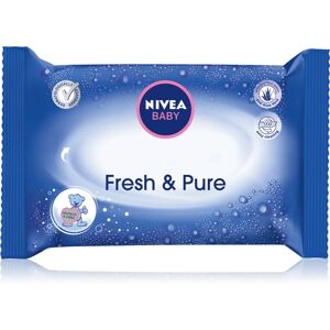 Nivea Baby Fresh & Pure lingettes nettoyantes à l'aloe vera 63 pcs