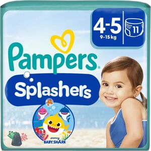 Pampers Splashers 4-5 couches de bain à usage unique 9-15 kg 11 pcs - Publicité