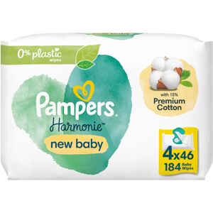Pampers Harmonie New Baby lingettes nettoyantes pour enfant 4x46 pcs