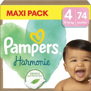 Pampers Harmonie Size 4 couches jetables 9-14 kg 74 pcs
